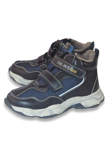 Дитячі демісезонні черевики для хлопчика утеплені на флісі 5975 р.32-20,5см Weestep (263519442)