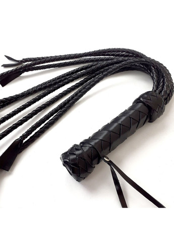 Флогер Кішка, 9 плетених хвостів по 50 см, колір чорний Art of Sex (258302889)