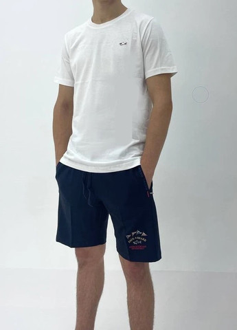 Белая футболка мужская с коротким рукавом Paul & Shark CLASSIC LOGO