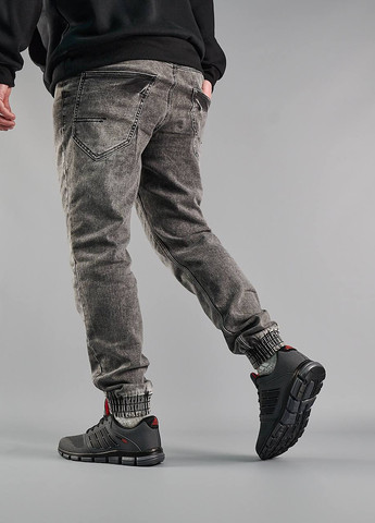 Черные демисезонные кроссовки мужские dark grey, вьетнам adidas Climacool
