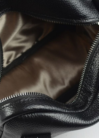 Міні сумочка чорна жіноча з натуральної шкіри з ручками, молодіжна маленька шкіряна сумка крос Serebro (266701166)