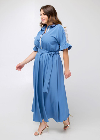 Голубое платье луиза голубой Luzana