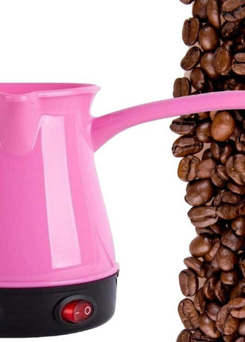 Турка электрическая для молотого кофе 12х9 см 600 Вт Розовый DSP ka 3027а (269097432)