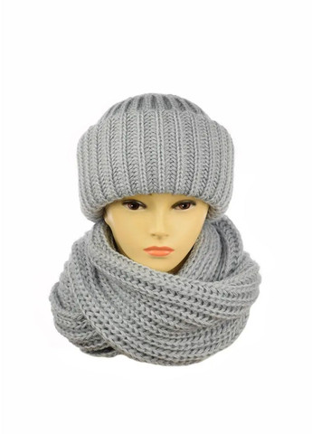 Жіночий зимовий комплект Барбара шапка + хомут No Brand набор барбара (276260586)
