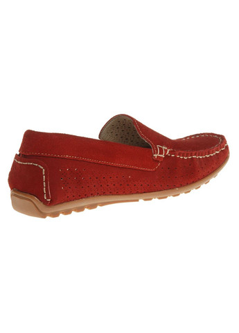 Красные мокасины подростковые для мальчиков бренда 7300037_(267) Mida без шнурков