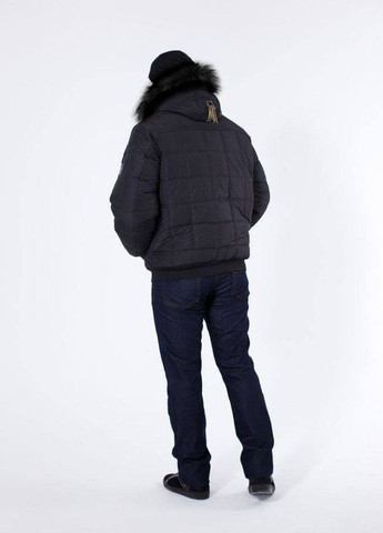 Чорна зимня зимова чоловіча куртка великого розміру SK