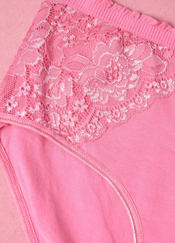 Труси жіночі напівбатальні темно-рожевого кольору Let's Shop (261174257)