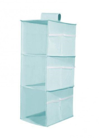 Подвесной органайзер модуль шкаф для хранения одежды обуви вещей сумок на 3 ячейки 60х30х22 см (474423-Prob) Голубой Unbranded (258415924)