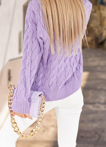 Фіолетовий светри стильна кофта (11014) Lemanta