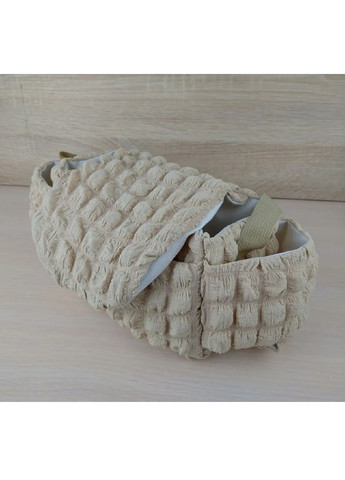 Органайзер сумка на ручку детской коляски компактный универсальный портативный полиэстер 11.5х36х13 см (475093-Prob) Бежевый Unbranded (261487540)