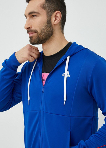 Олімпійка Blue adidas Mts Ribbed Aeroready (268987838)