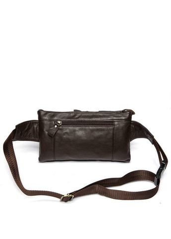 Шкіряна сумка на пояс 14747 Темно-коричневий Vintage (263360631)