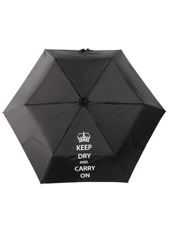 Чёрный механический женский зонтик full412-keep-dry-black Incognito маленький (263135623)