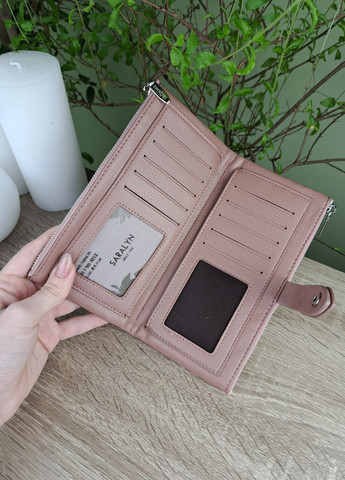 Гаманець м'який книжкою жіночий купюрниця з екошкіри Saralyn Купюрниця (258574810)