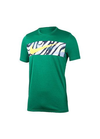 Зеленая футболка m mk df sc top 4 Nike