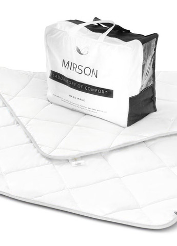 Одеяло антиаллергенное №1651 Eco Light White с эвкалиптовым волокном Всесезонное 200х220 (2200002653336) Mirson (258823051)