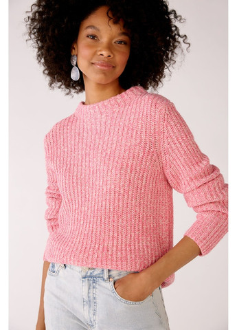 Розовый демисезонный женский свитер розовый джемпер Oui