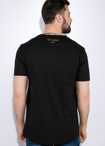 Черная стильная футболка (черный) Time of Style
