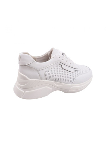 Білі кросівки жіночі білі натуральна шкіра Renzoni 886-23DTS