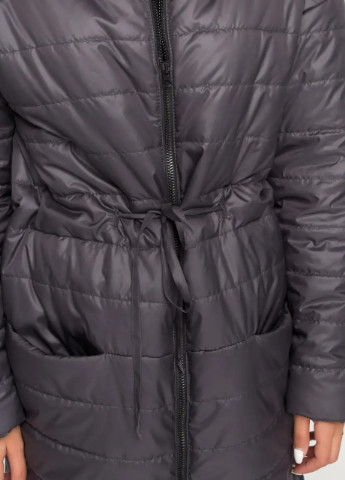 Графітова демісезонна куртка жіноча демісезонна великого розміру SK