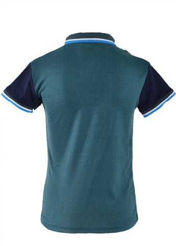 Синяя футболки сорочки футболка на хлопчика зелена (5786) Lemanta