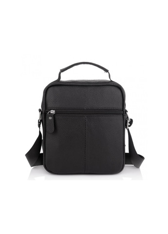 Шкіряна чоловіча сумка над чорним плечем сумка A25F-1436A Tiding Bag (276705865)