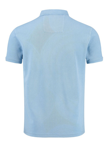 Голубой футболка-поло для мужчин Key Largo