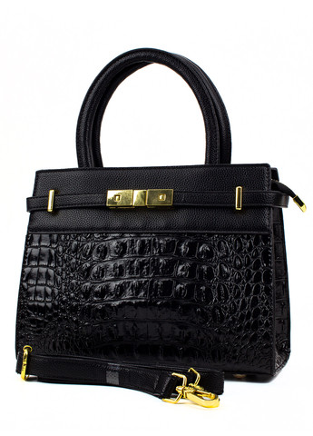 Женская сумка с крокодиловым тиснением, черная Corze ab14065 (267147044)