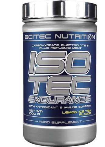 IsoTec Endurance 1000 g /30 servings/ Lemon Ice Tea Scitec Nutrition (256722487)