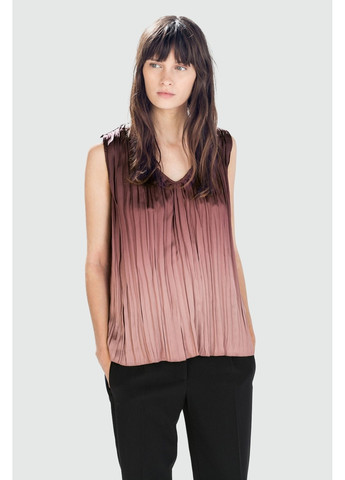 Бордова літня блуза 1836/226/610 Zara