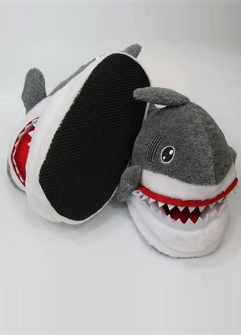 Серые тапки акулы (shark) серые домашние акульи тапочки кигуруми для взрослых Saimeiqi