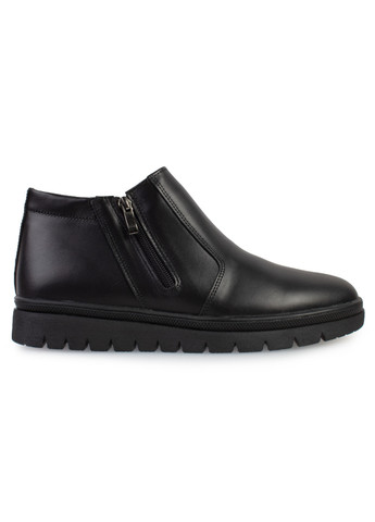Черные зимние ботинки мужские бренда 9501134_(1) ModaMilano
