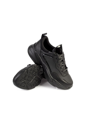 Чорні осінні кросівки жіночі бренду 8401375_(1) ModaMilano