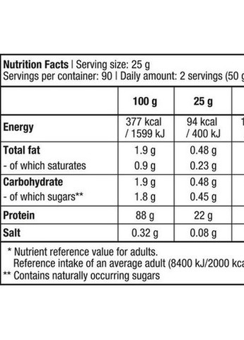 Iso Whey Zero 25 g /1 servings/ Pineapple Mango Biotechusa (257079537)