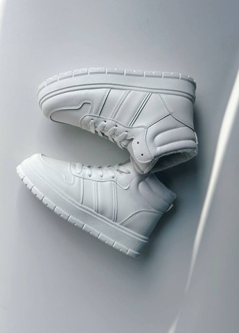 Белые демисезонные кроссовки женские, вьетнам No Brand Sneakers High Antique White