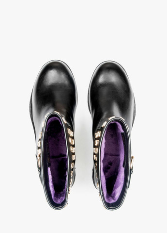 Черные полусапоги Estro