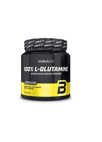 100% L-GLUTAMINE 240 g /48 servings/ Biotechusa (257079565)