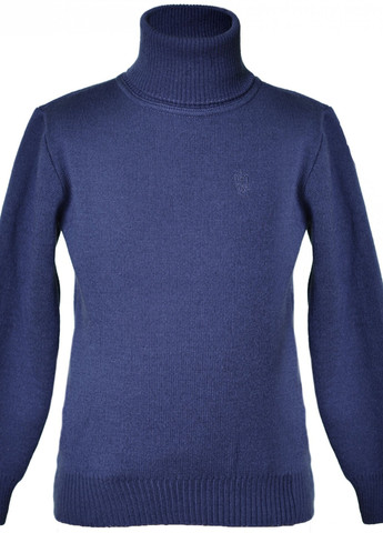 Синій светри светр з вишивкою тризубця (трезуб) Lemanta