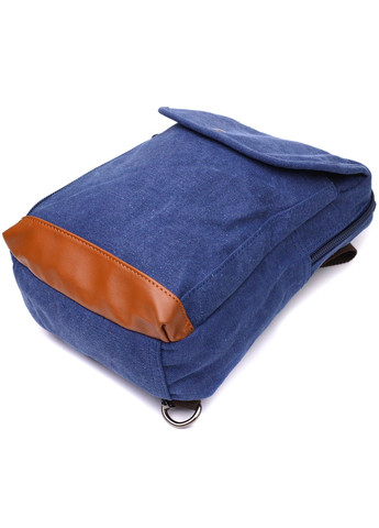 Сучасний рюкзак для чоловіків із щільного текстилю 22184 Синій Vintage (267948743)
