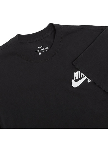 Черная футболка m nk sb tee logo Nike