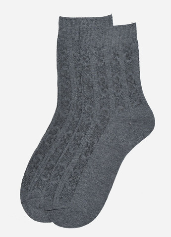 Шкарпетки чоловічі сірого кольору розмір 41-47 Let's Shop (260736433)