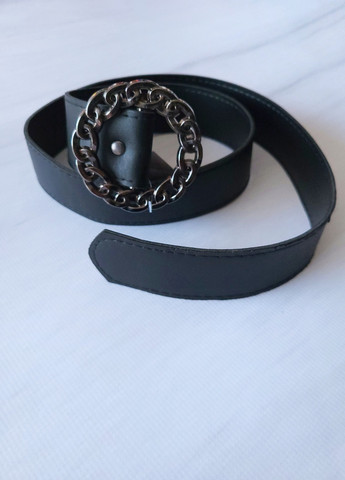 Ремень женский широкий Черный No Brand (259575361)