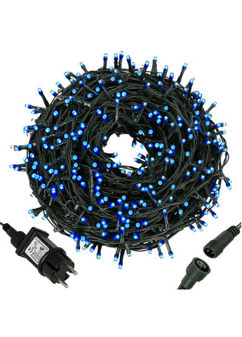 Гирлянда уличная (наружная) 15 м 300 LED CL0323 Blue Springos (258550216)