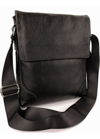 Небольшая сумка - барсетка из кожи NS0011 черная JZ (259737067)