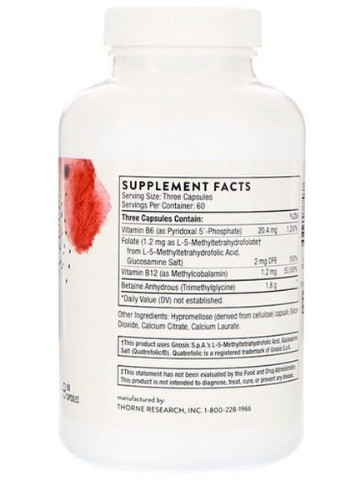 Methyl-Guard 180 Caps Thorne Research (256721848)