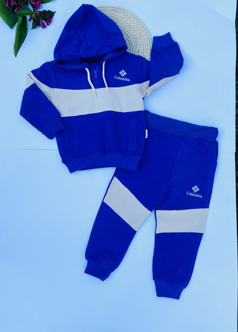 Синий детский спортивный костюм для мальчиков “columbia” синий Murat baby