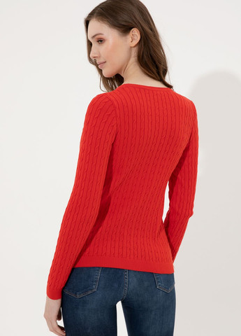 Красный свитер женский U.S. Polo Assn.