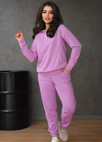 Женский спортивный костюм с ткани лакоста сиреневого цвета Let's Shop (257659205)