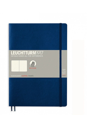 Блокнот Composition (B5), М'яка обкладинка, темно-синій, крапка Leuchtturm1917 (269901108)