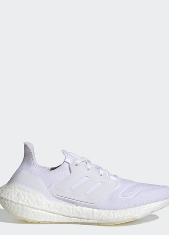 Белые всесезонные кроссовки для бега ultraboost 22 adidas
